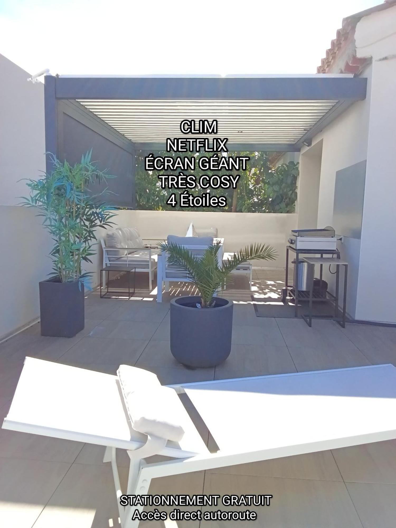 36 2 L'Air Marin Maison Duplex Grande Terrasse Narbonne Kültér fotó